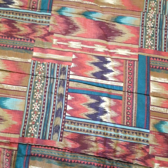 Croscill Home Fashions Cheyenne TWIN comforter blanket 2 shams southwest Aztec - Picture 3 of 11